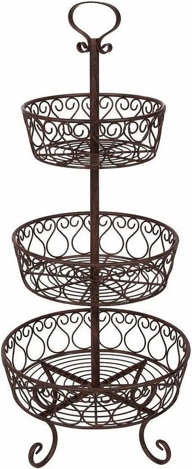 Ambiente Haus Etagere Antik II, Eisen braun
