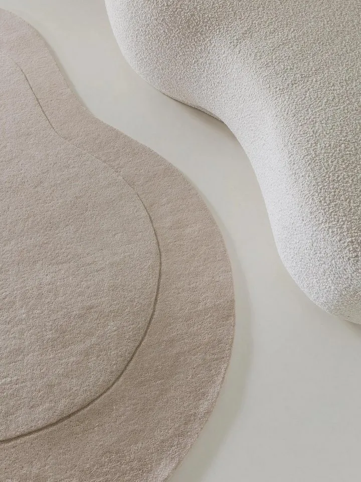 benuta Wollteppich Shape, Creme 3