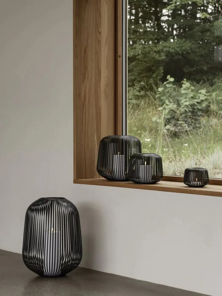 blomus Windlicht LITO M, schwarz, Stahl 3