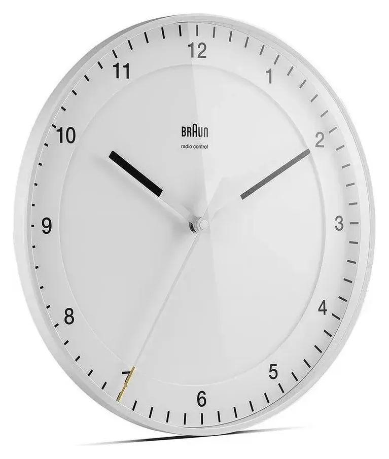 Braun Wanduhr BC17W-DCF Klassik Funkwanduhr 2