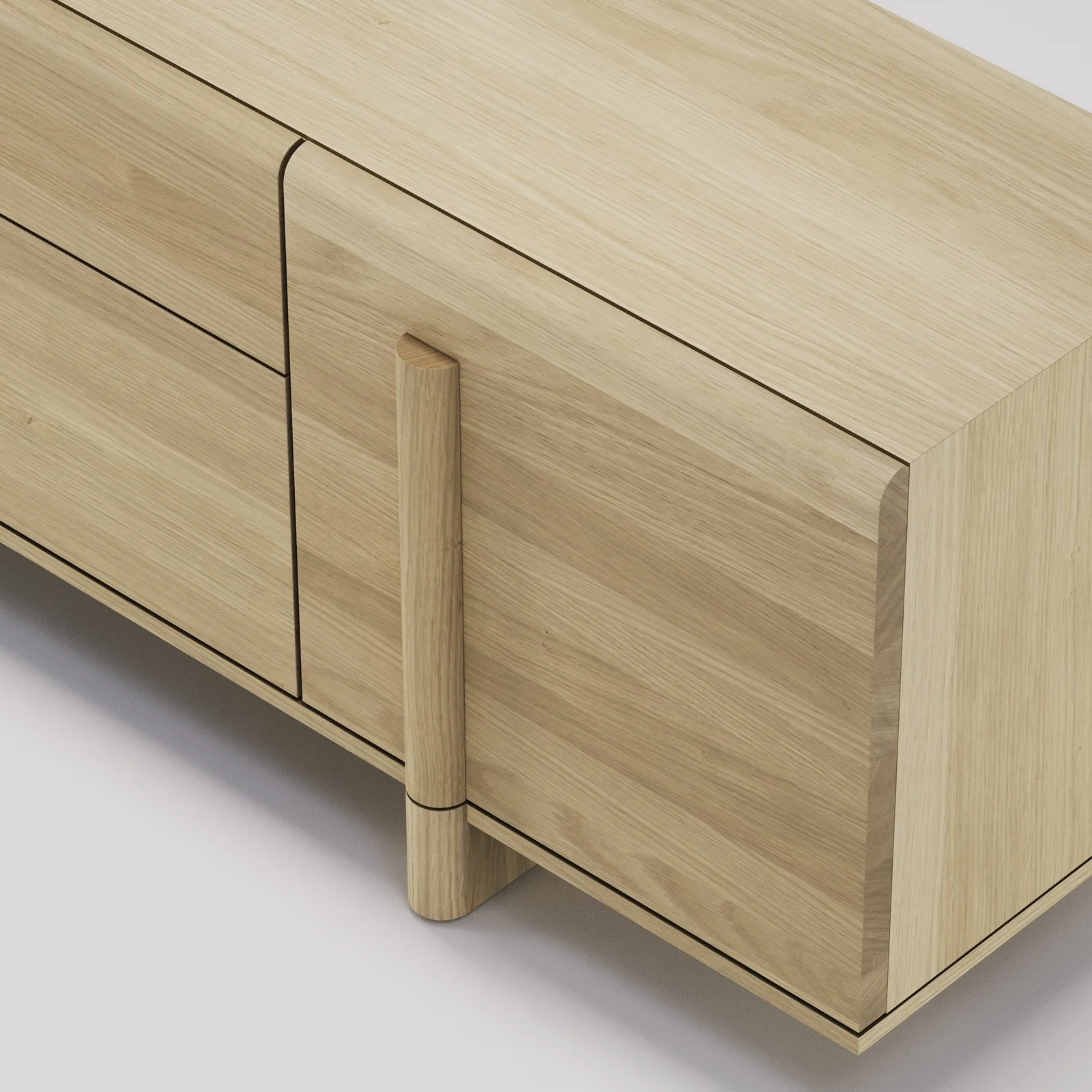 Sideboard Brutalist aus Eiche 5