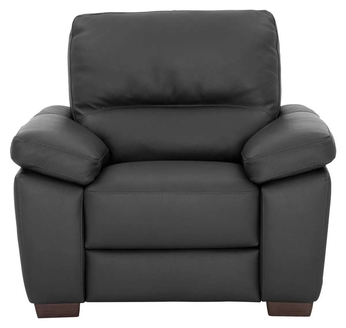 CALIA ITALIA Sessel Gaia, Leder schwarz 3