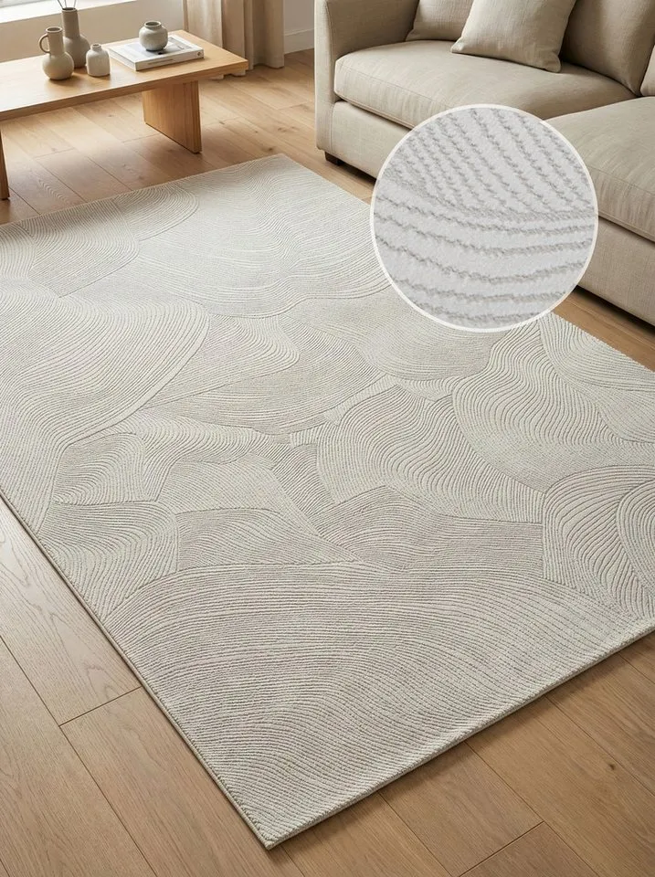 Calvin Klein home Teppich Essential, Beige