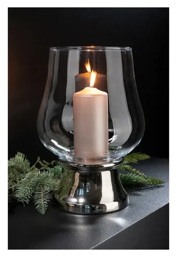 Fink Windlicht Palina, silberfarben, Edelstahl/Glas 4