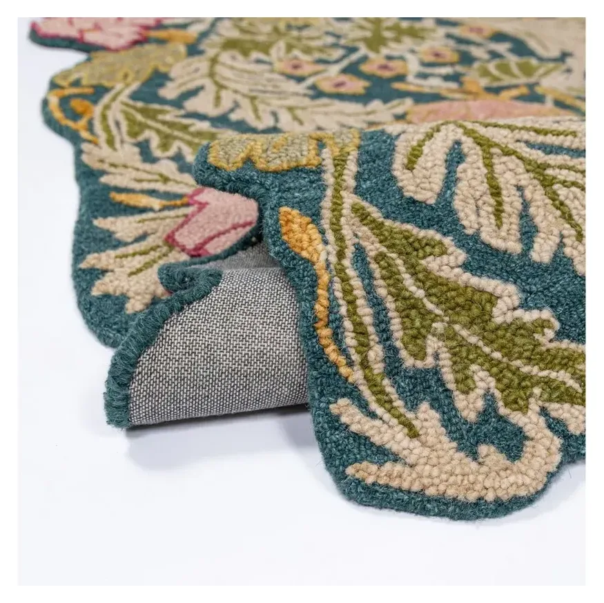 FLAIR RUGS Wollteppich Daphne Floral, bunt 3