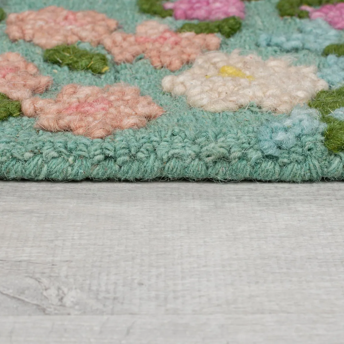 FLAIR RUGS Wollteppich Emilia Floral, bunt 4