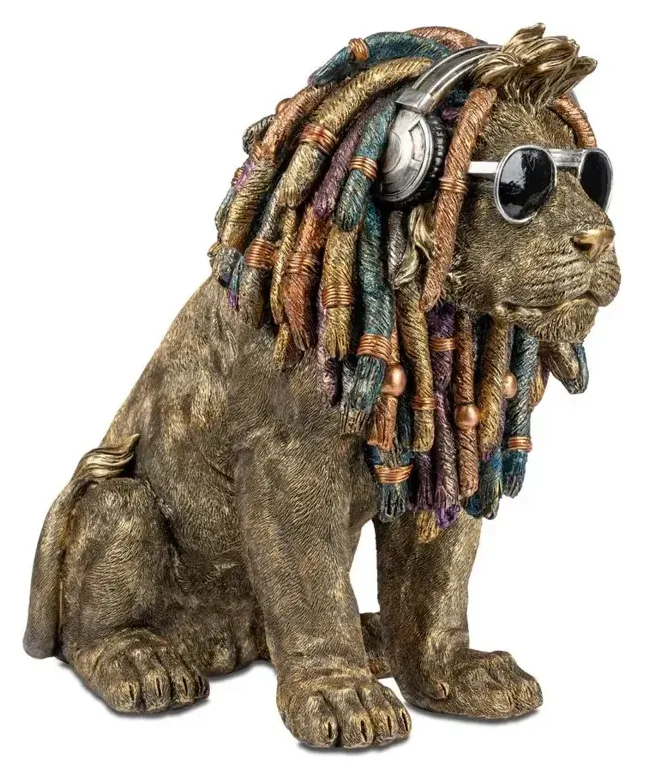 formano Dekofigur Urban Löwe, Antikgold