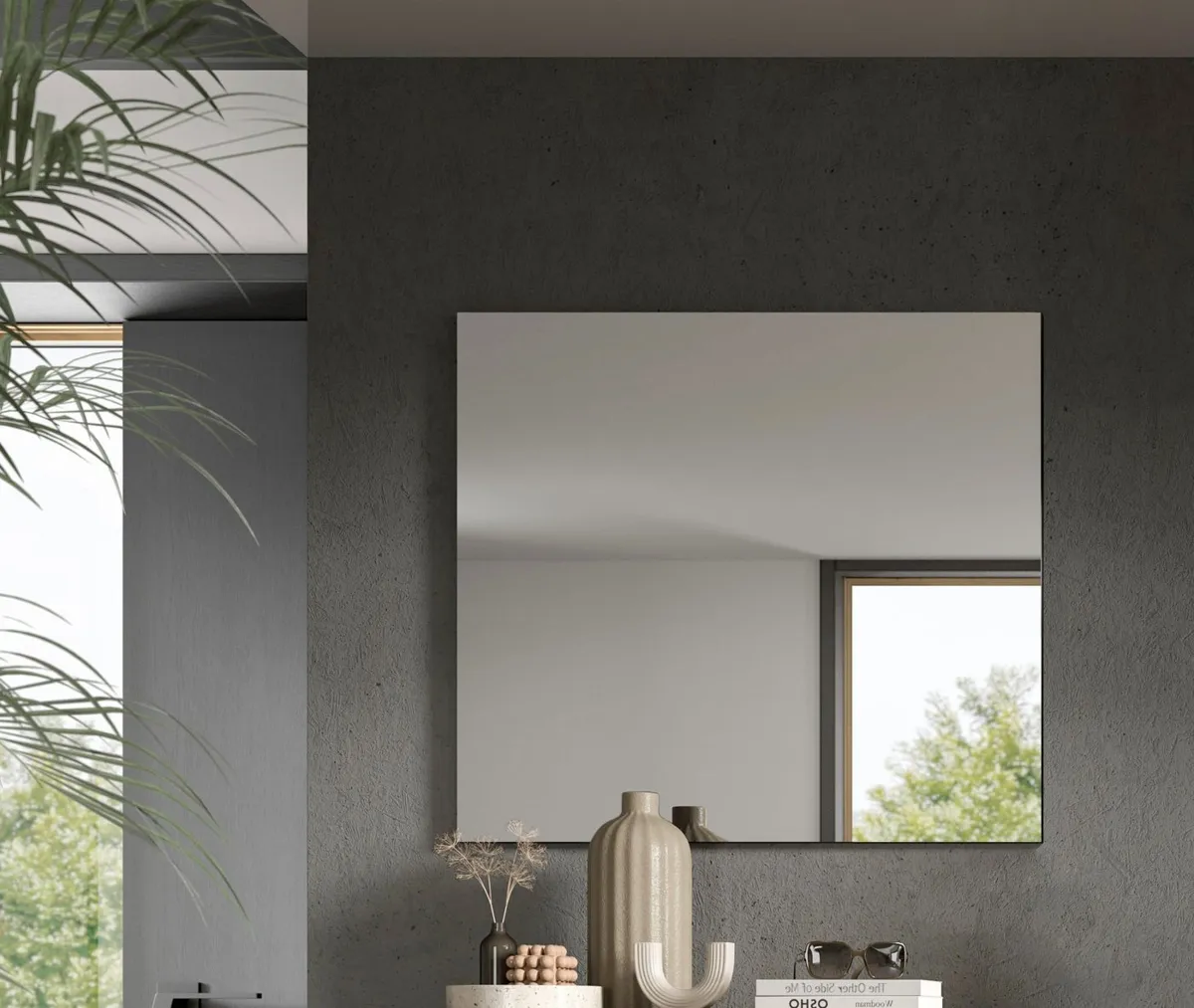 home affaire Garderobenspiegel REHAT, Basaltgrau 2