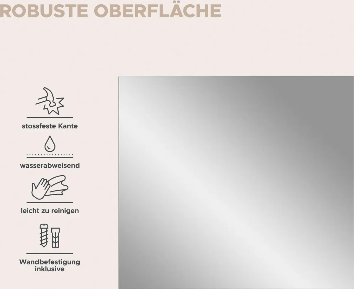 home affaire Garderobenspiegel REHAT, Basaltgrau 4