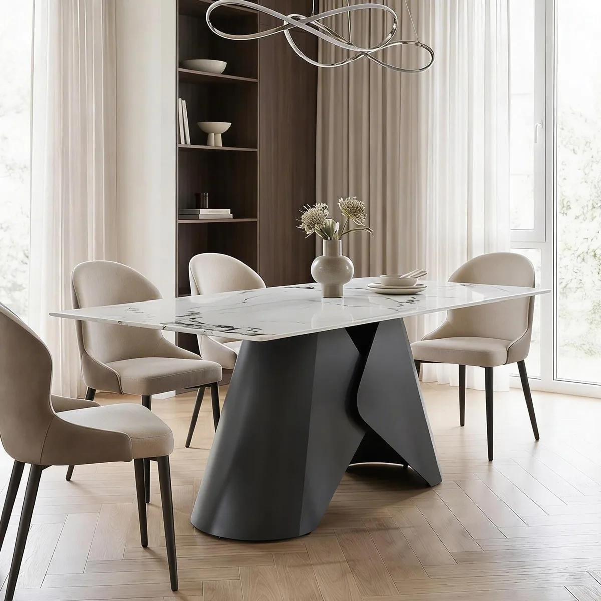Idimex Esstisch Lazio, Keramik Marmor-Optik 2