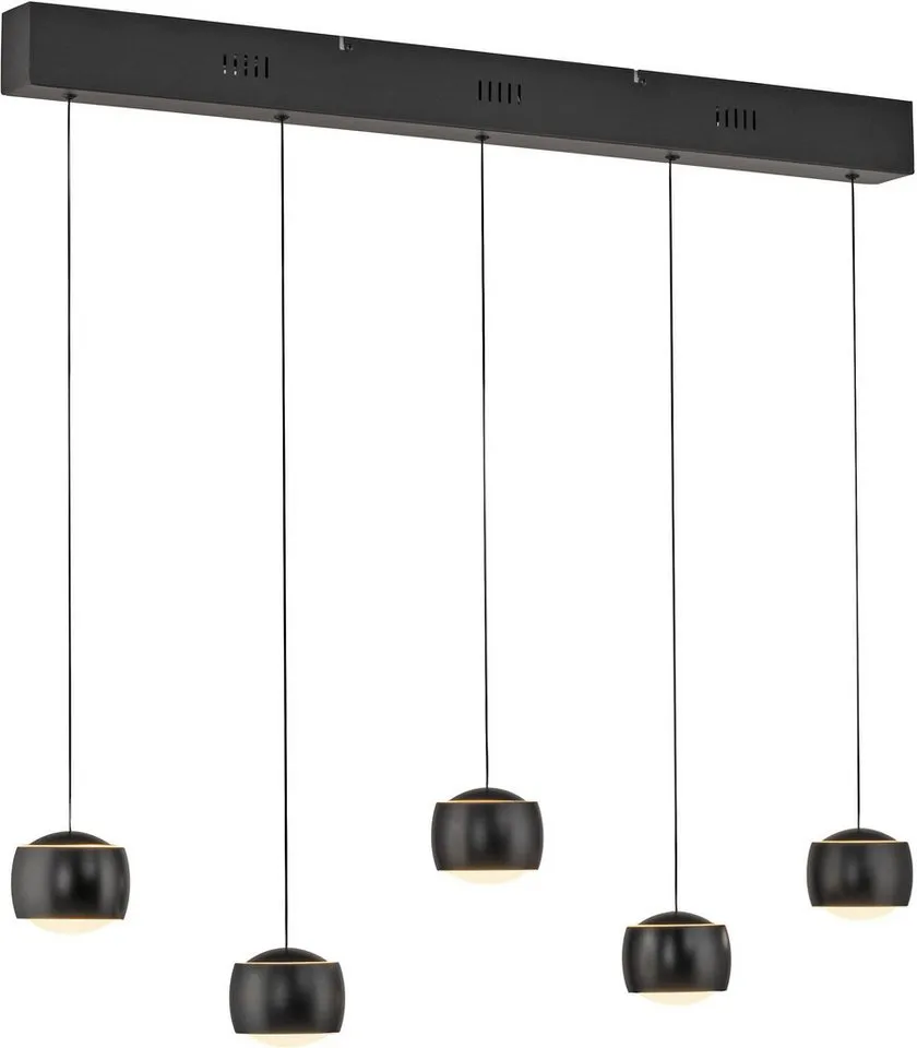 JUST LIGHT Pendelleuchte BALLINI, schwarz