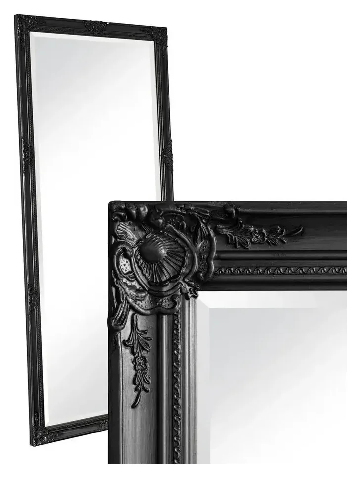 LC Home Wandspiegel Barock, Schwarz