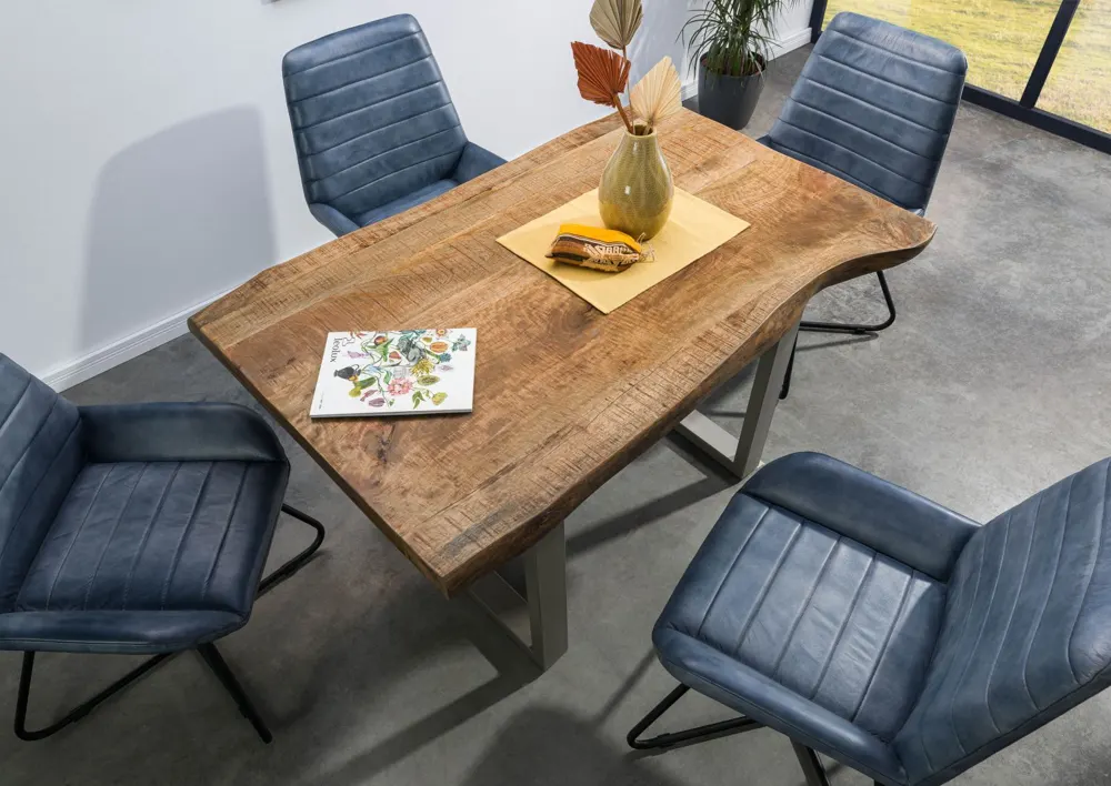 Massivmoebel24 Baumtisch FREEFORM 5, Mango natur lackiert 2