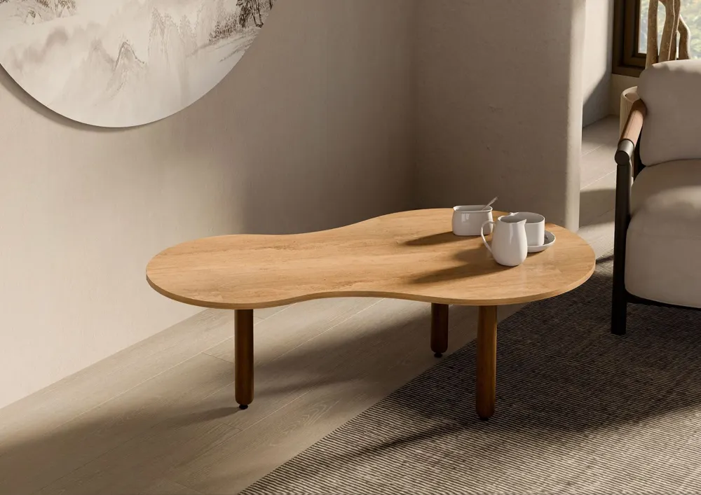 Massivmoebel24 Couchtisch KYOTO, Mango braun geölt 2