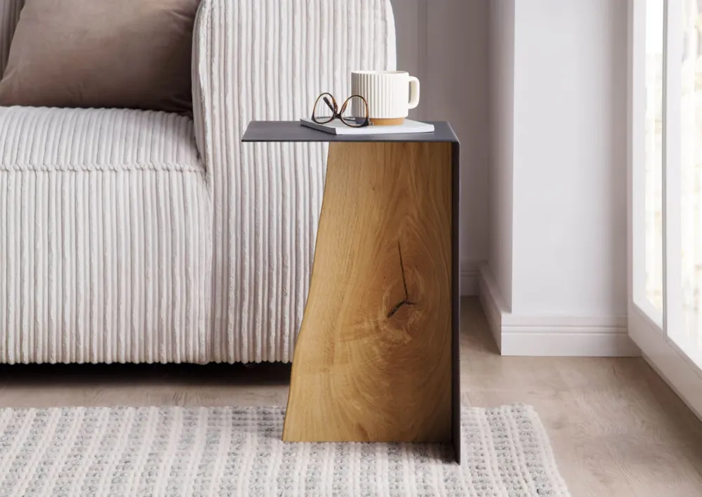 Massivmoebel24 Couchtisch LOUNGE COLLECTION, Eiche natur 3