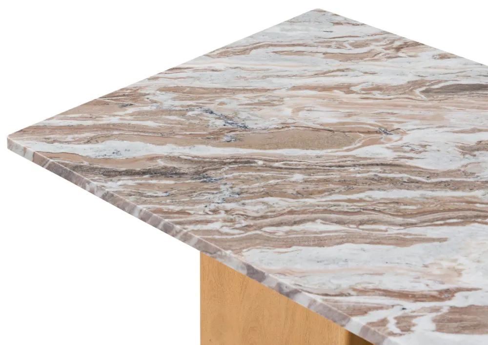 Massivmoebel24 Couchtisch LUGANO, Mango beige lackiert 3