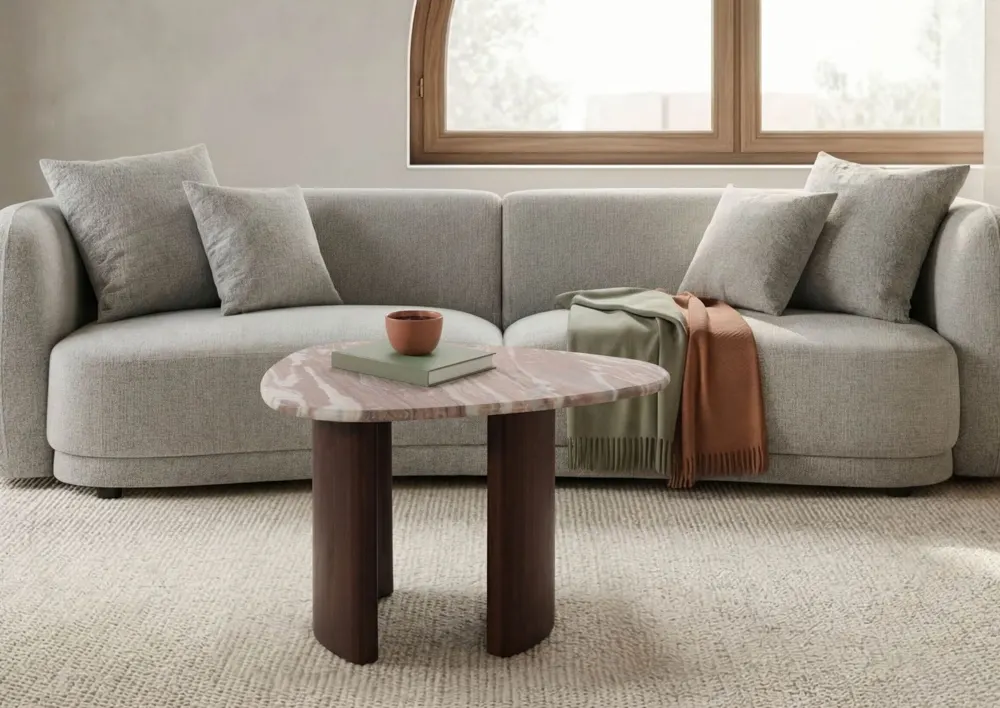 Massivmoebel24 Couchtisch ORGANIC COLLECTION, Akazie braun 3