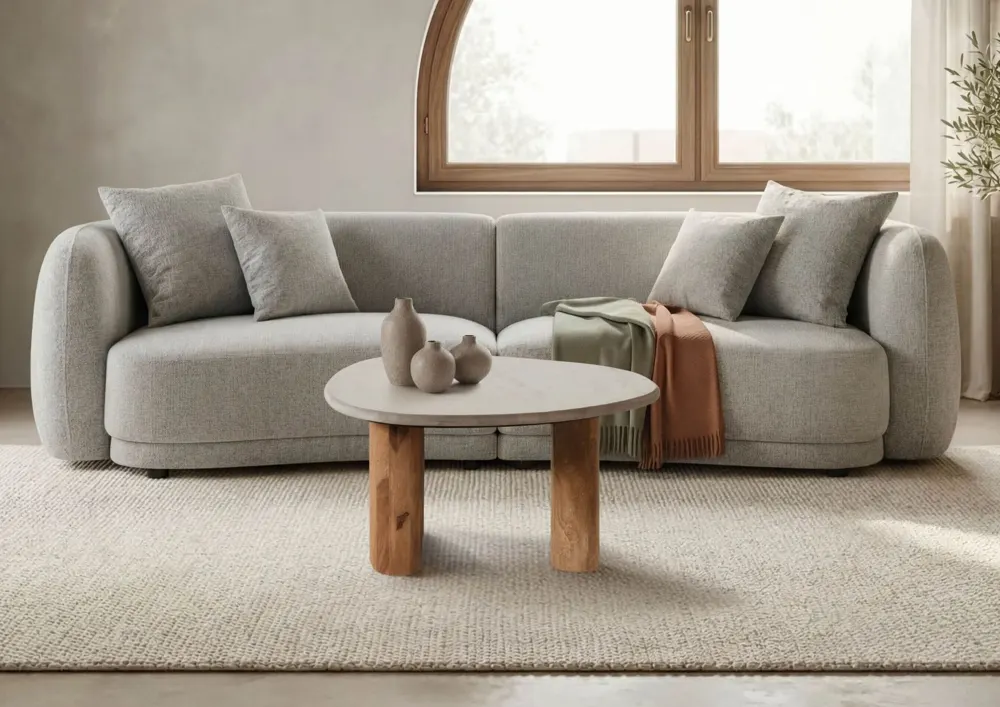 Massivmoebel24 Couchtisch ORGANIC COLLECTION, Sheesham natur 3