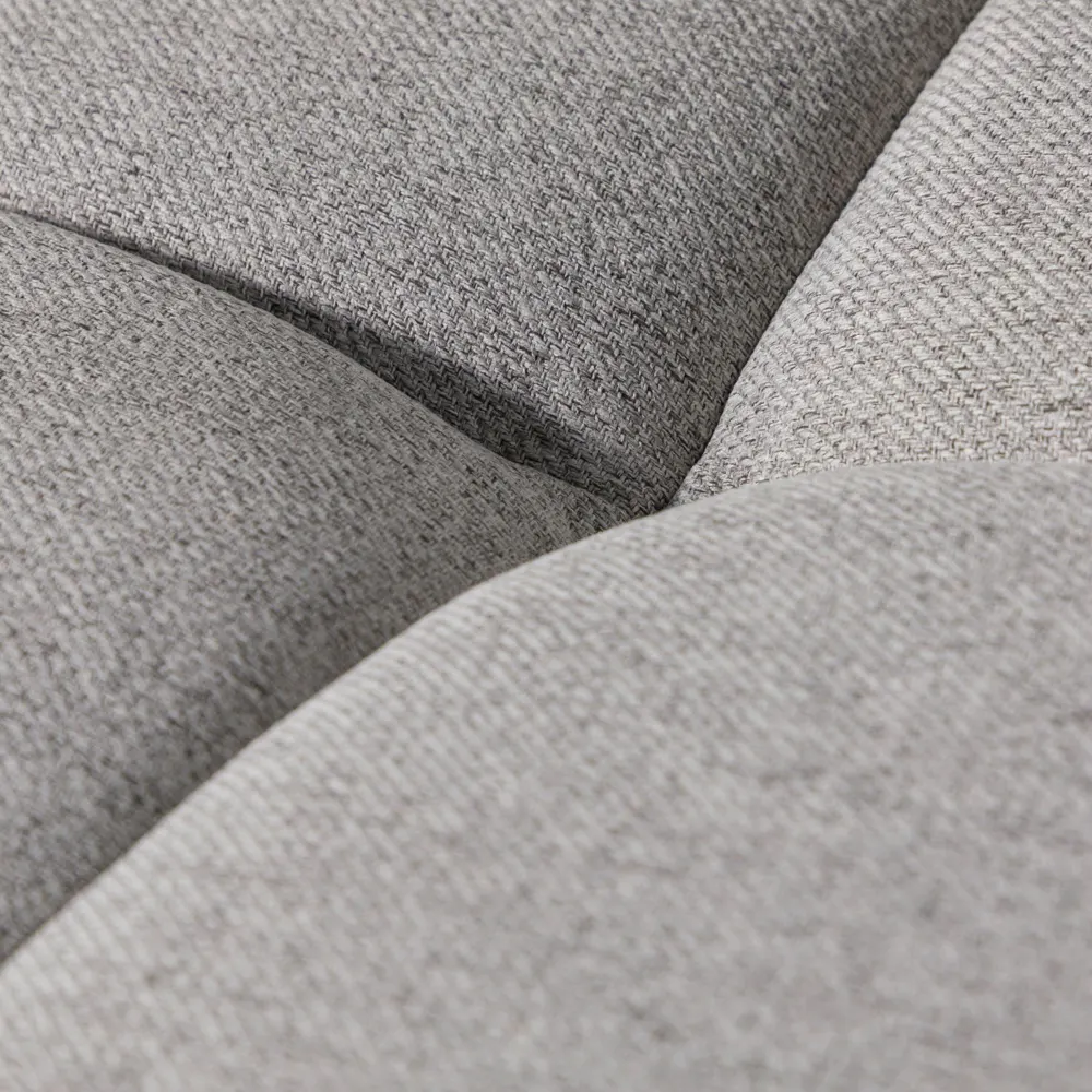 Massivmoebel24 Ecksofa TIMO, Webstoff grau 3