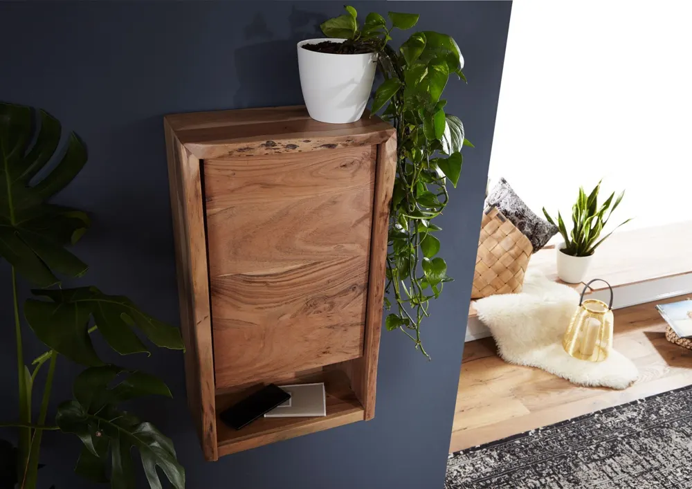 Massivmoebel24 Hängeschrank PURE ACACIA, Akazie natur 2