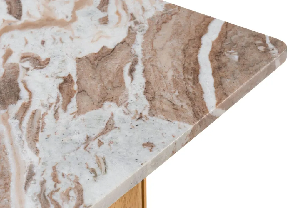 Massivmoebel24 Konsolentisch LUGANO, Mango beige lackiert 2