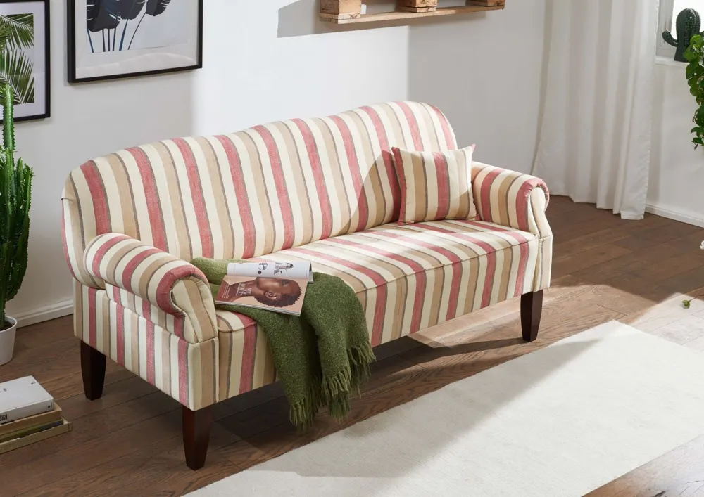 Massivmoebel24 Küchensofa EDINBURGH, gestreift 2