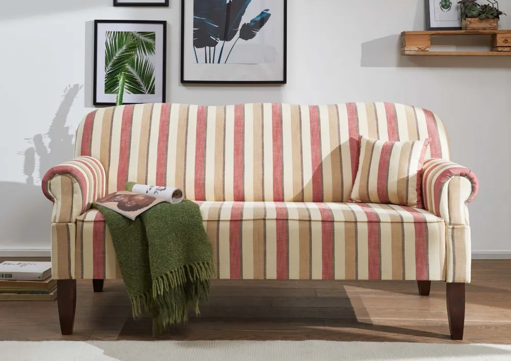 Massivmoebel24 Küchensofa EDINBURGH, gestreift 3