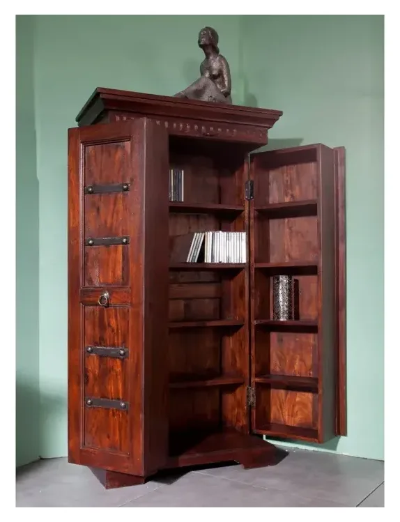 Massivmoebel24 Schrank OXFORD, Akazie nougat lackiert 2