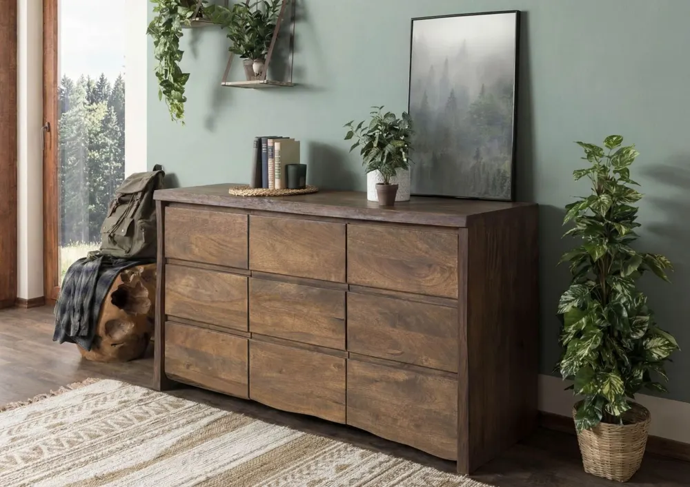 Massivmoebel24 Sideboard PURE MANGO, Mango braun geölt 2