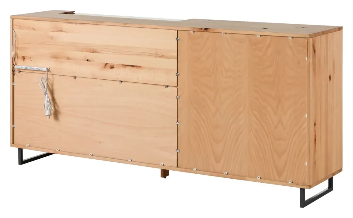 Massivmoebel24 Sideboard SALZBURG, Kernbuche natur geölt 4