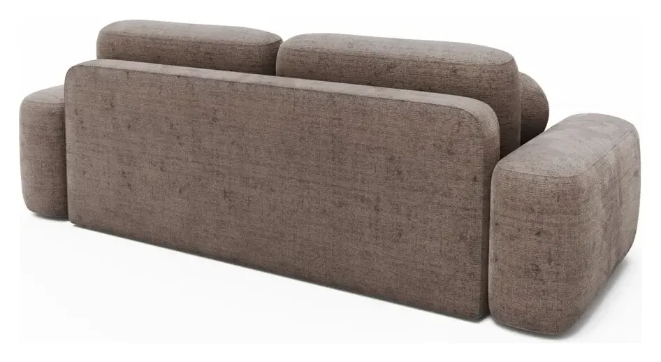 Massivmoebel24 Sofa LEVI, Chenille grau 3