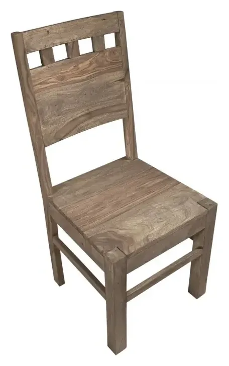 Massivmoebel24 Stuhl NATURE GREY, Sheesham grau geölt 3