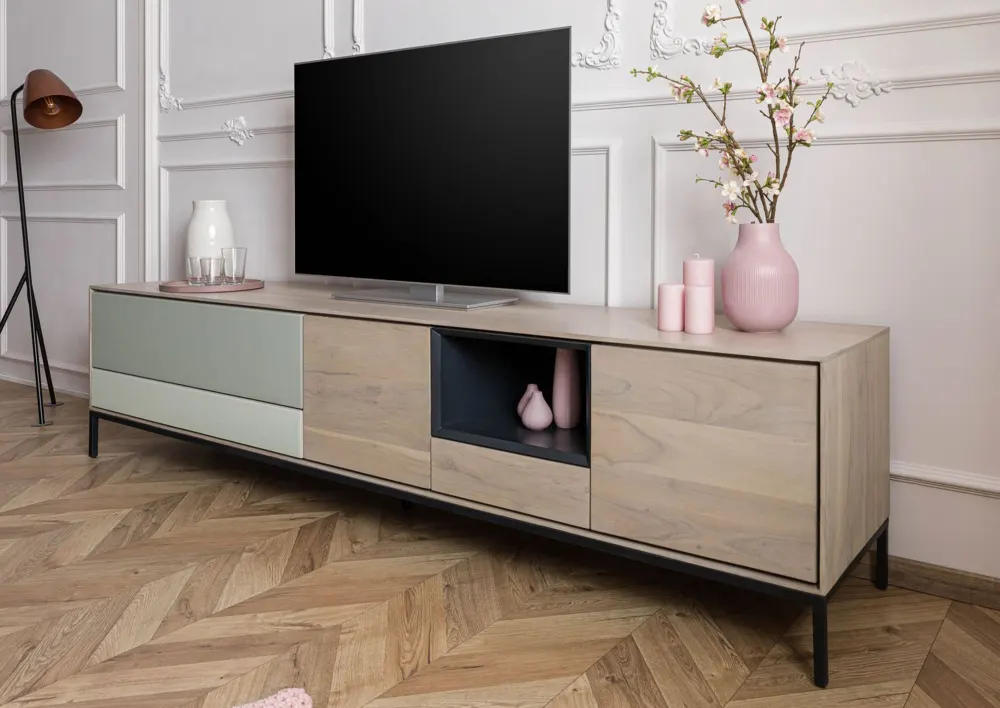 Massivmoebel24 TV-Board CHICAGO, Akazie geölt 3