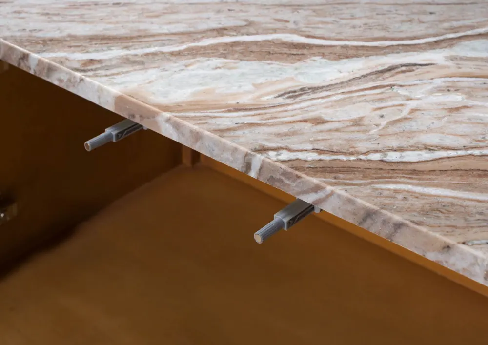 Massivmoebel24 TV-Board LUGANO, Mango beige lackiert 3