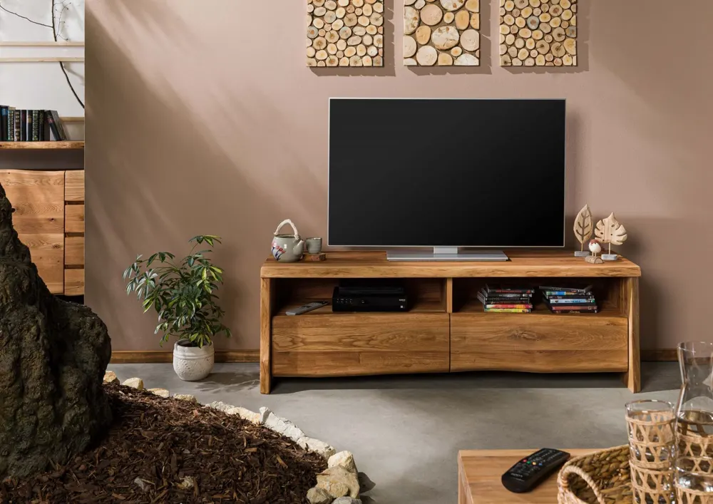Massivmoebel24 TV-Board PURE OAK, Wildeiche natur geölt 3
