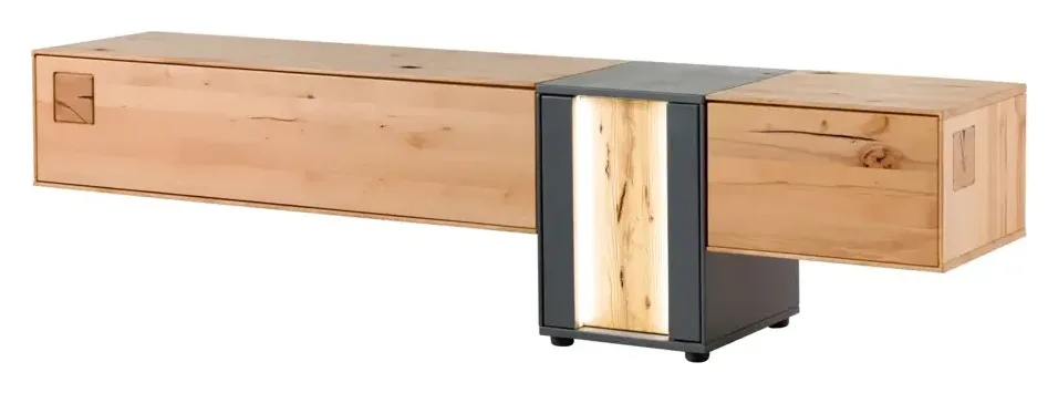 Massivmoebel24 TV-Board SALZBURG, Kernbuche natur geölt 3