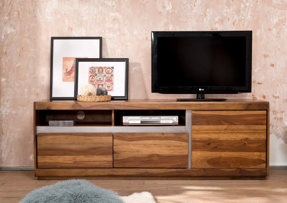 Massivmoebel24 TV-Board SYDNEY, Sheesham lackiert 3