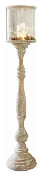 Mirabeau Windlicht Passion Mangoholz antikbeige