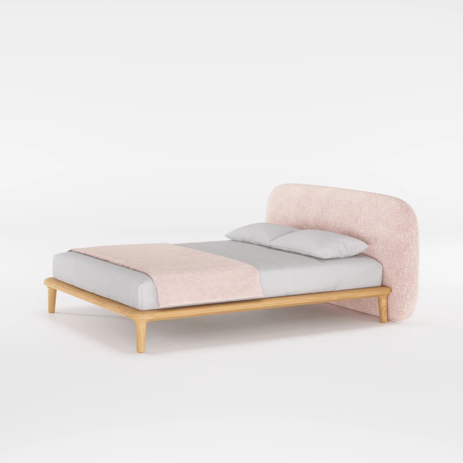 Bett Noray aus Eiche 2