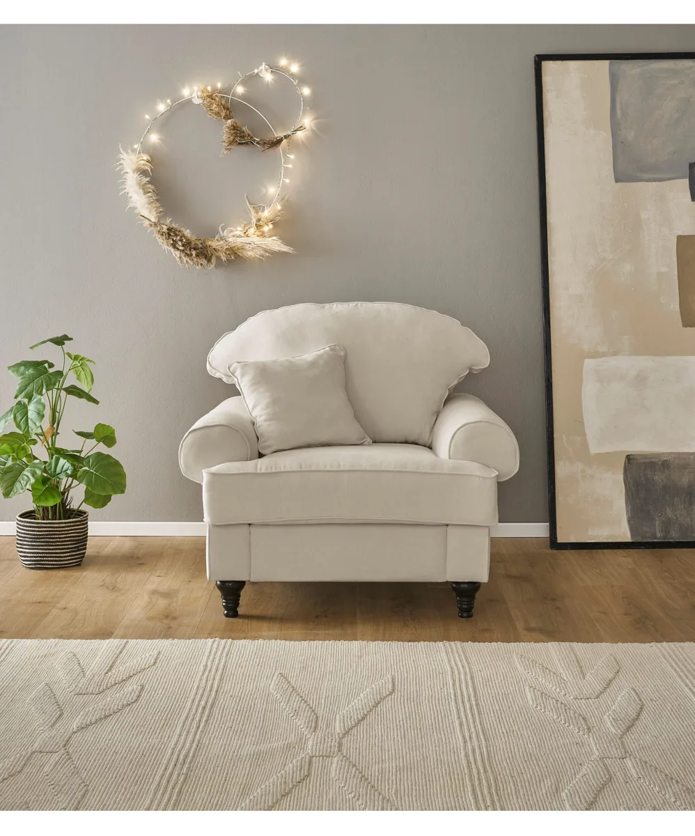OTTO home Sessel Westminster, Elfenbein