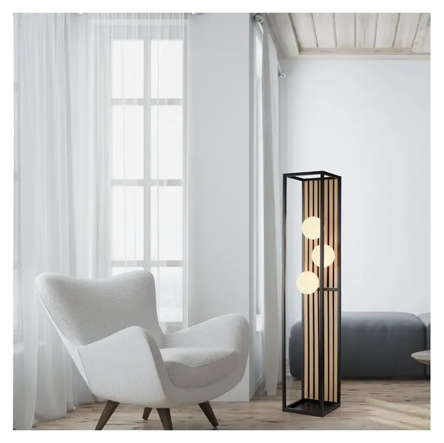 OTTO home Stehlampe Evinnia Holz natur 2