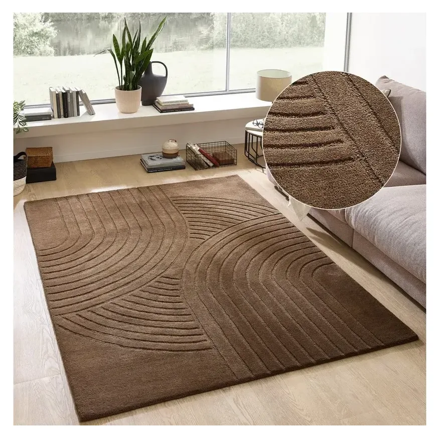 OTTO home Wollteppich Gabbo, braun, 300 x 400 cm