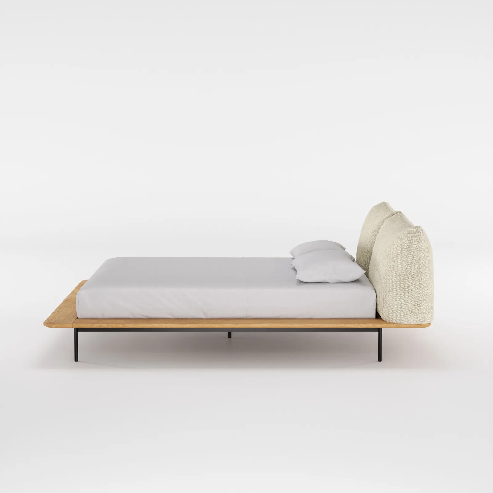 Bett Platform aus Eiche 3