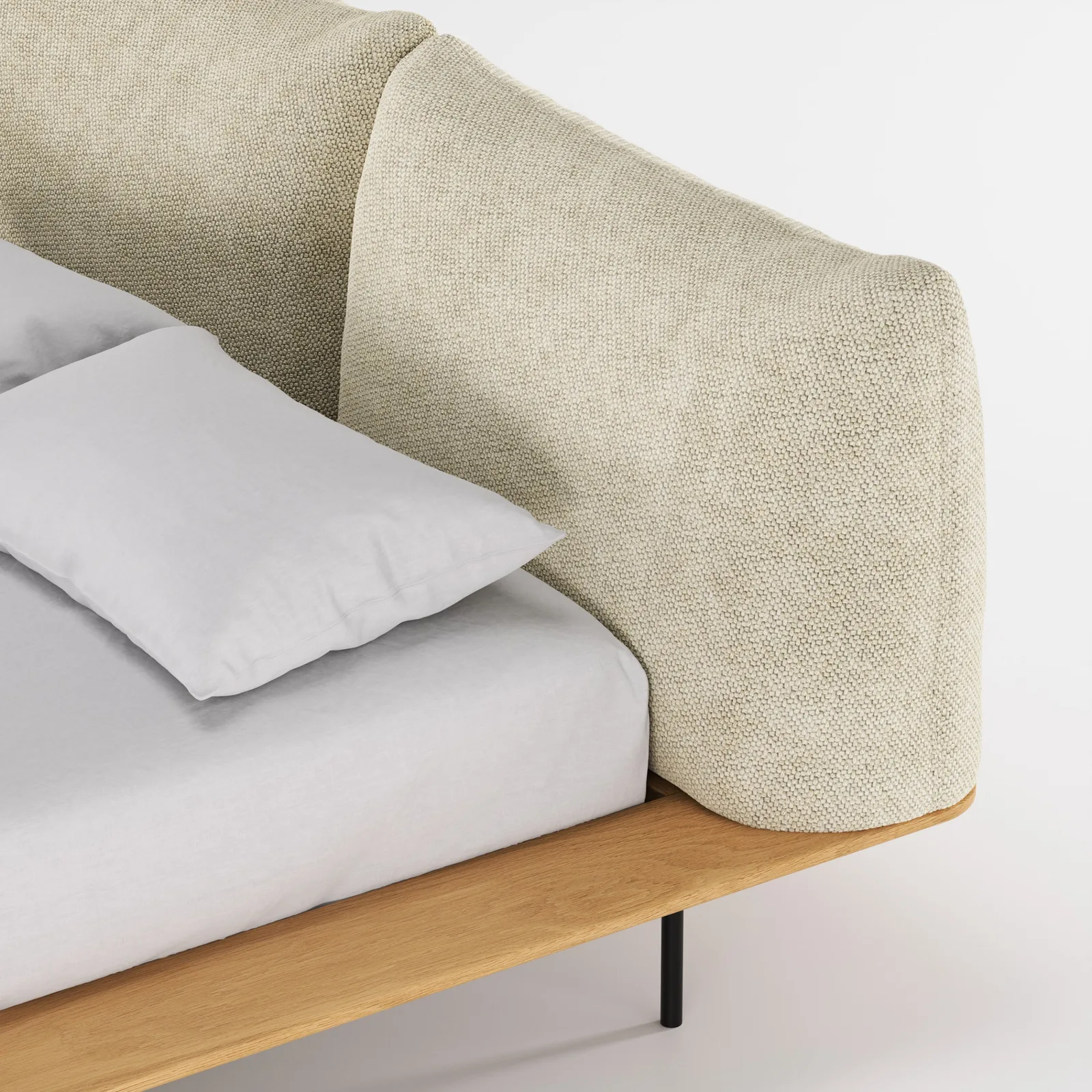 Bett Platform aus Eiche 4