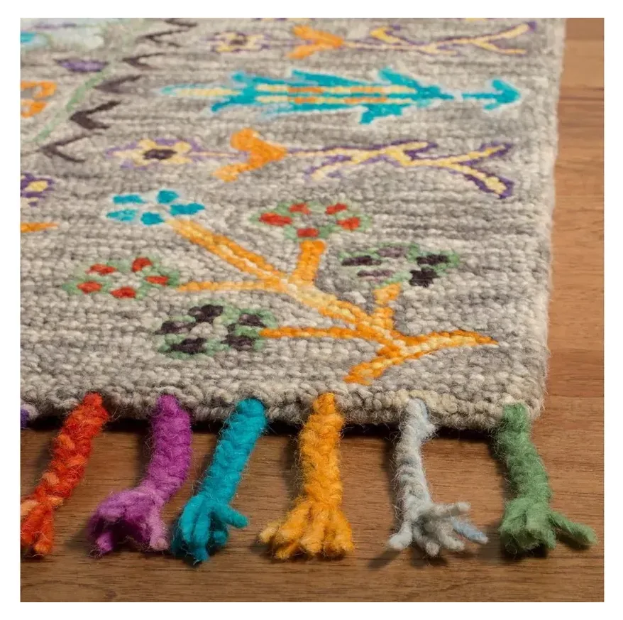 Ready Rugs Designteppich Fringes Loop, Violett 2