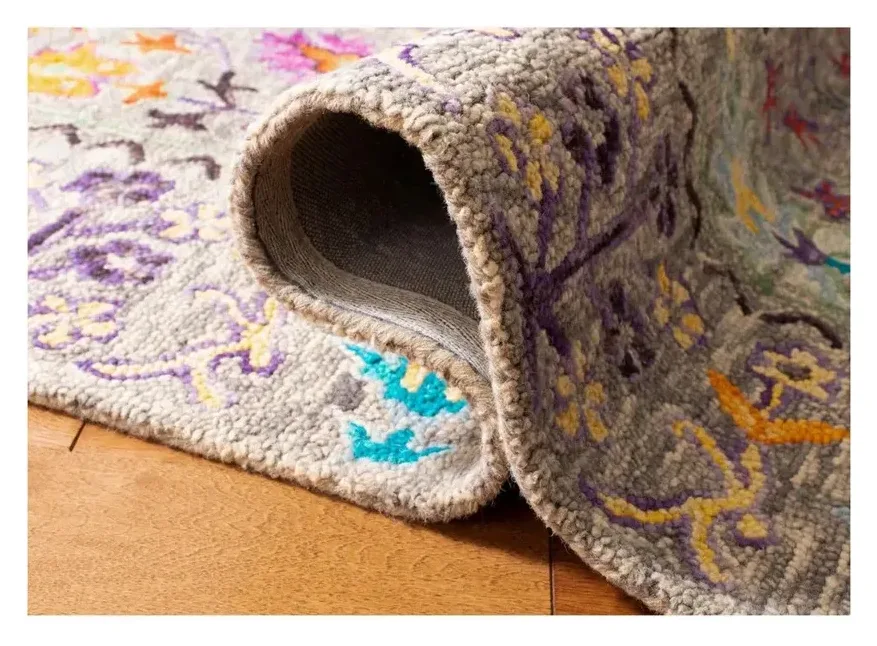 Ready Rugs Designteppich Fringes Loop, Violett 3
