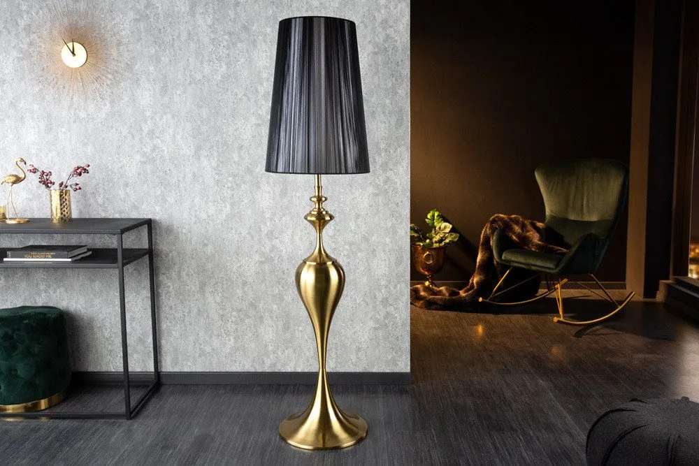 riess-ambiente Stehlampe LUCIE gold/schwarz 3