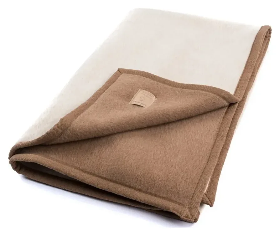 Ritter Decken Alpakadecke Lima Star, Creme/Kamel