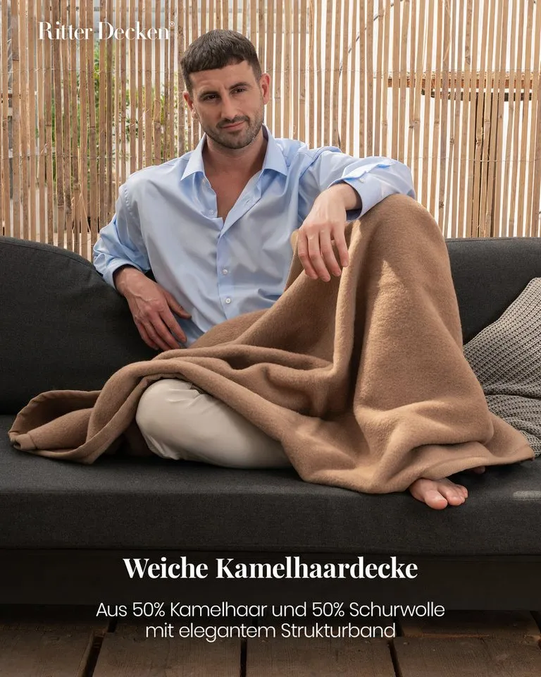 Ritter Decken Kamelhaardecke Mandarin, Kamel 2