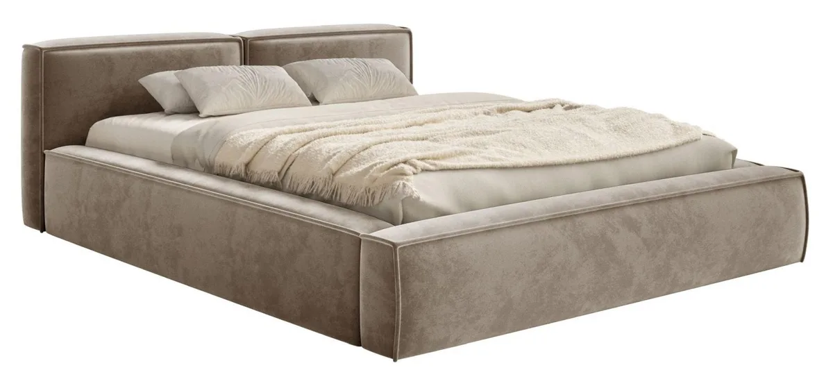 Selsey Polsterbett Tilves Slim, Hellbraun 3